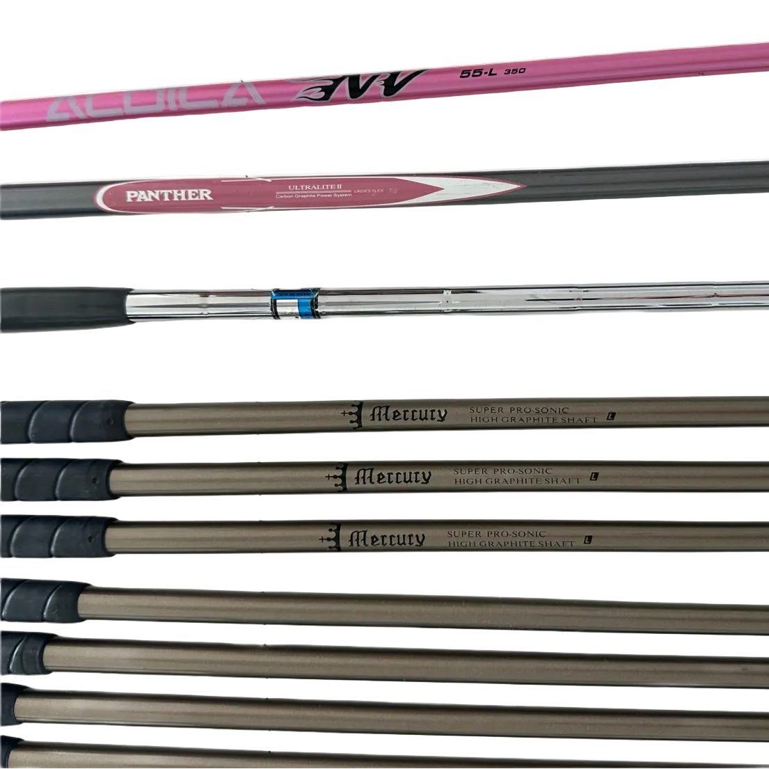 Mercury Professional Golfsæt 3-9+Driver+Hybrid+Putter Dame - Brugt