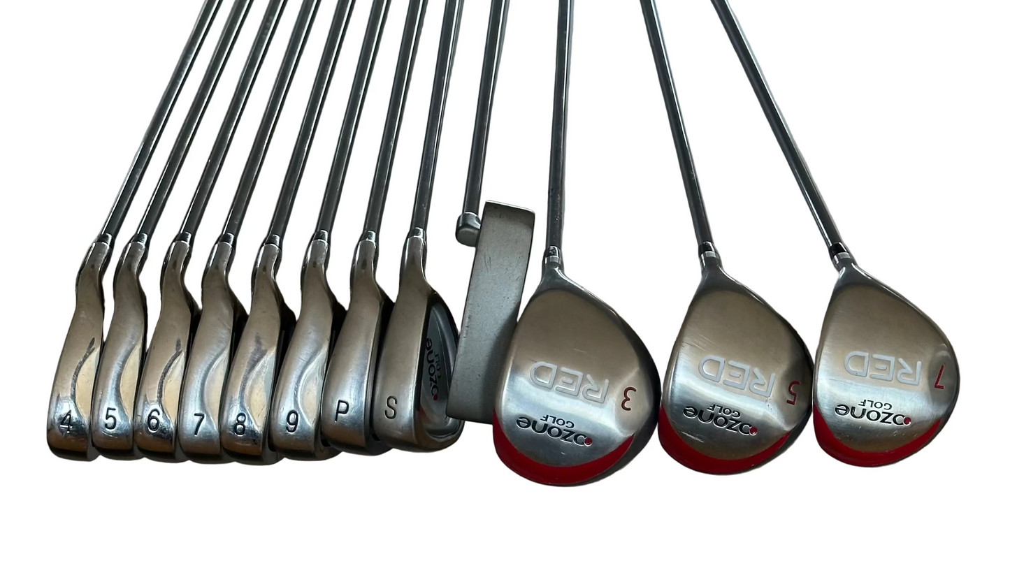 Ozone Golf RED Golfsæt 4-PW+SW+Woods+Putter Herre - Brugt