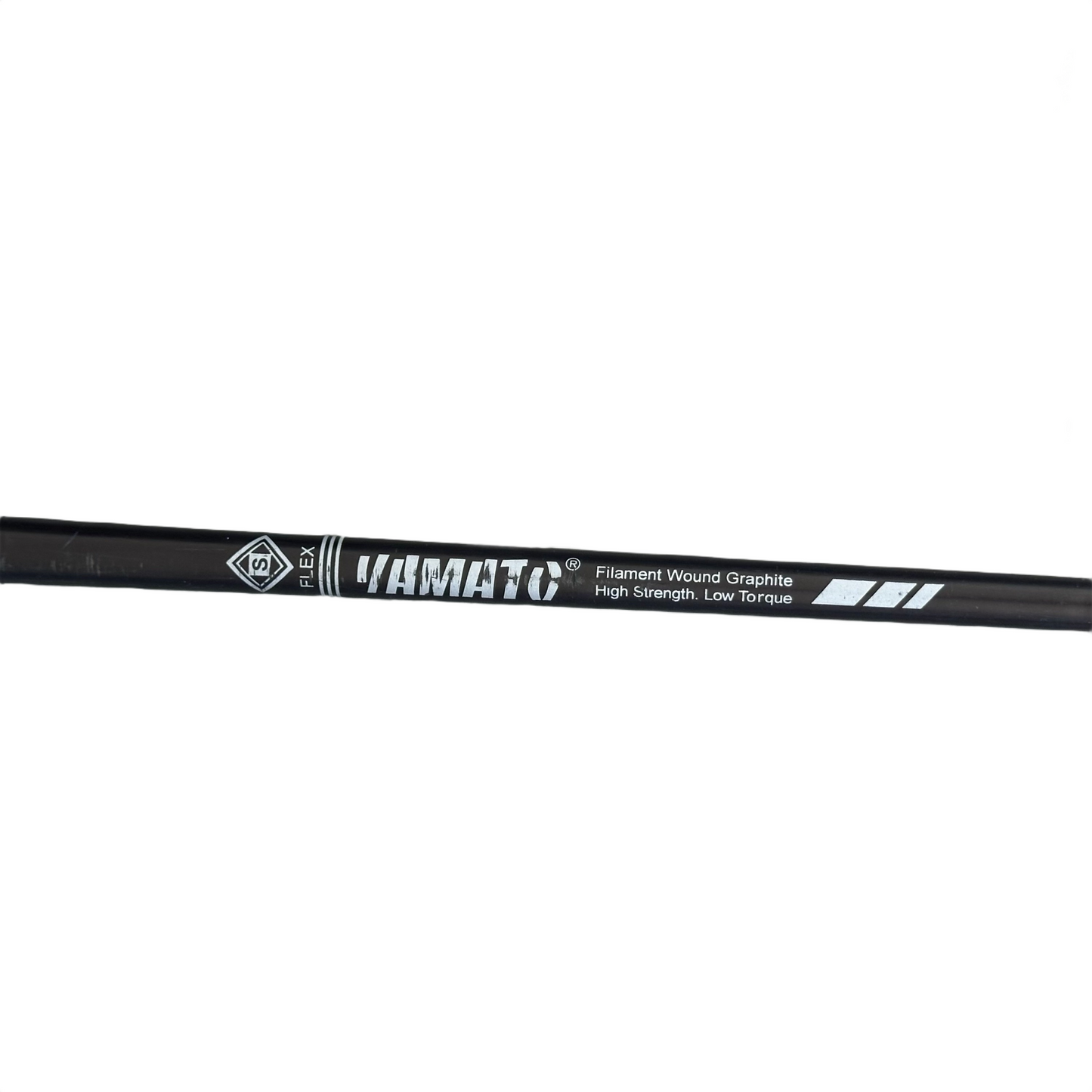 Yamato Filament Wound Graphite S-Flex skaftetiket - High Strength Low Torque