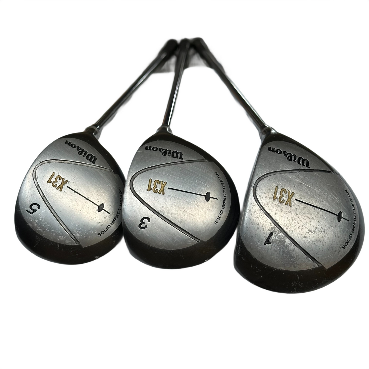 Wilson X31 Køllesæt Driver, 3-Wood & 5-Wood Herre - Brugt