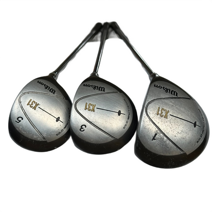 Wilson X31 Køllesæt Driver, 3-Wood & 5-Wood Herre - Brugt
