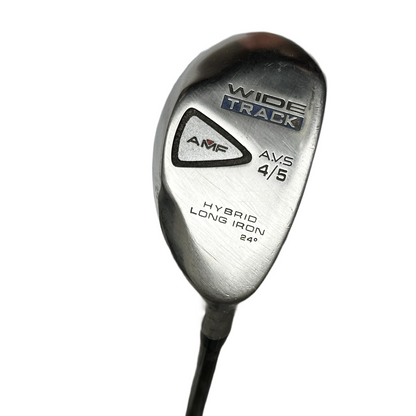 AMF Wide Track A.V.S 24° 4/5 Hybrid Long Iron Dame - Brugt