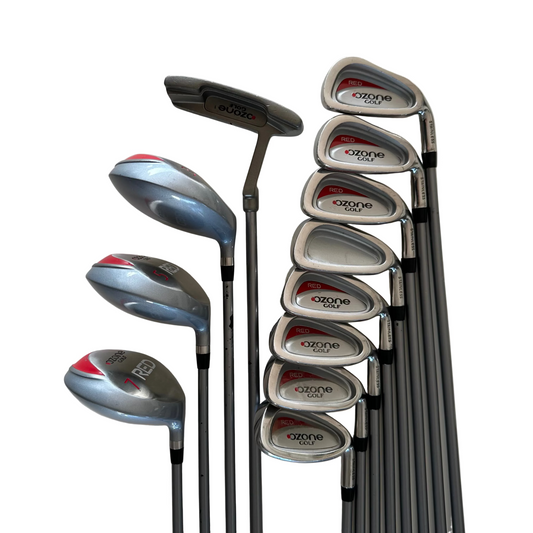 Ozone Golf RED Golfsæt 4-PW+SW+Woods+Putter Herre - Brugt