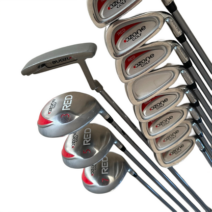 Ozone Golf RED Golfsæt 4-PW+SW+Woods+Putter Herre - Brugt