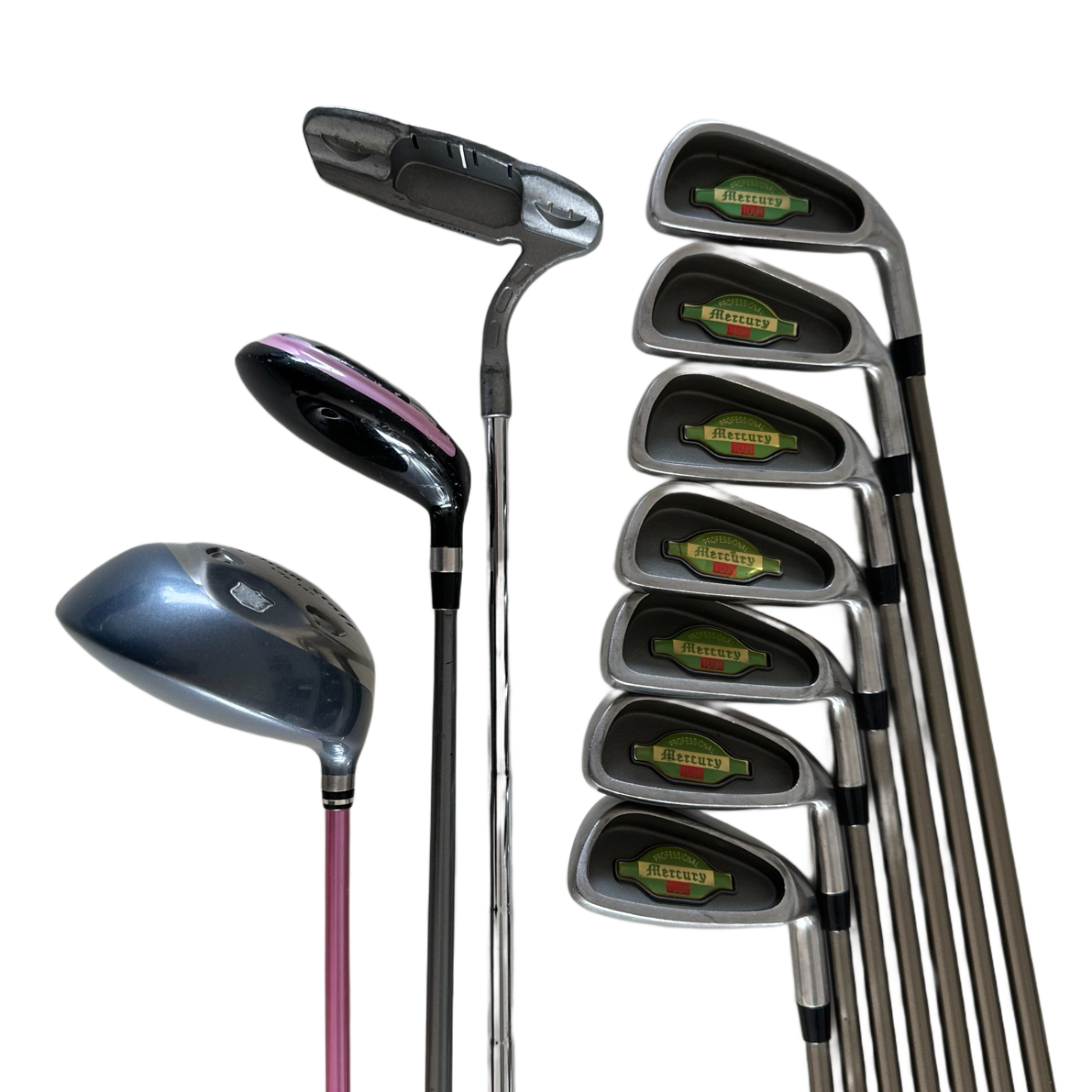 Mercury Professional Golfsæt 3-9+Driver+Hybrid+Putter Dame - Brugt