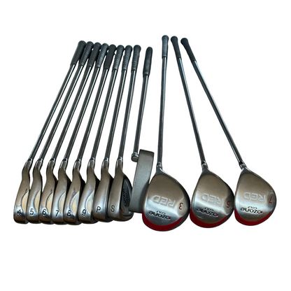 Ozone Golf RED Golfsæt 4-PW+SW+Woods+Putter Herre - Brugt