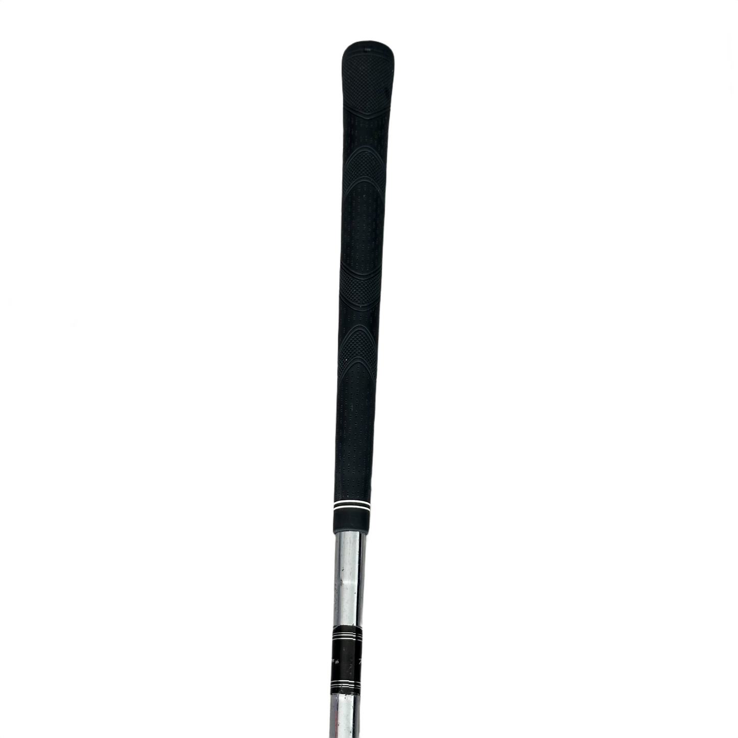 Tommy Armour Black Scot R52 PW - sort rubber-greb forfra med præget mønster
