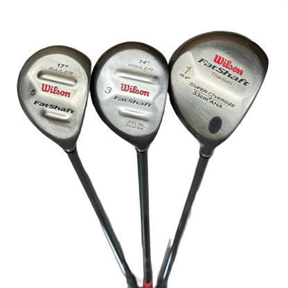 Wilson FatShaft Wood Sæt 1, 3, 5 Herre - Brugt