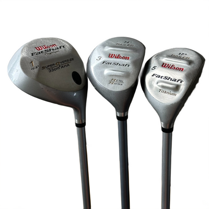 Wilson FatShaft Wood Sæt 1, 3, 5 Herre - Brugt