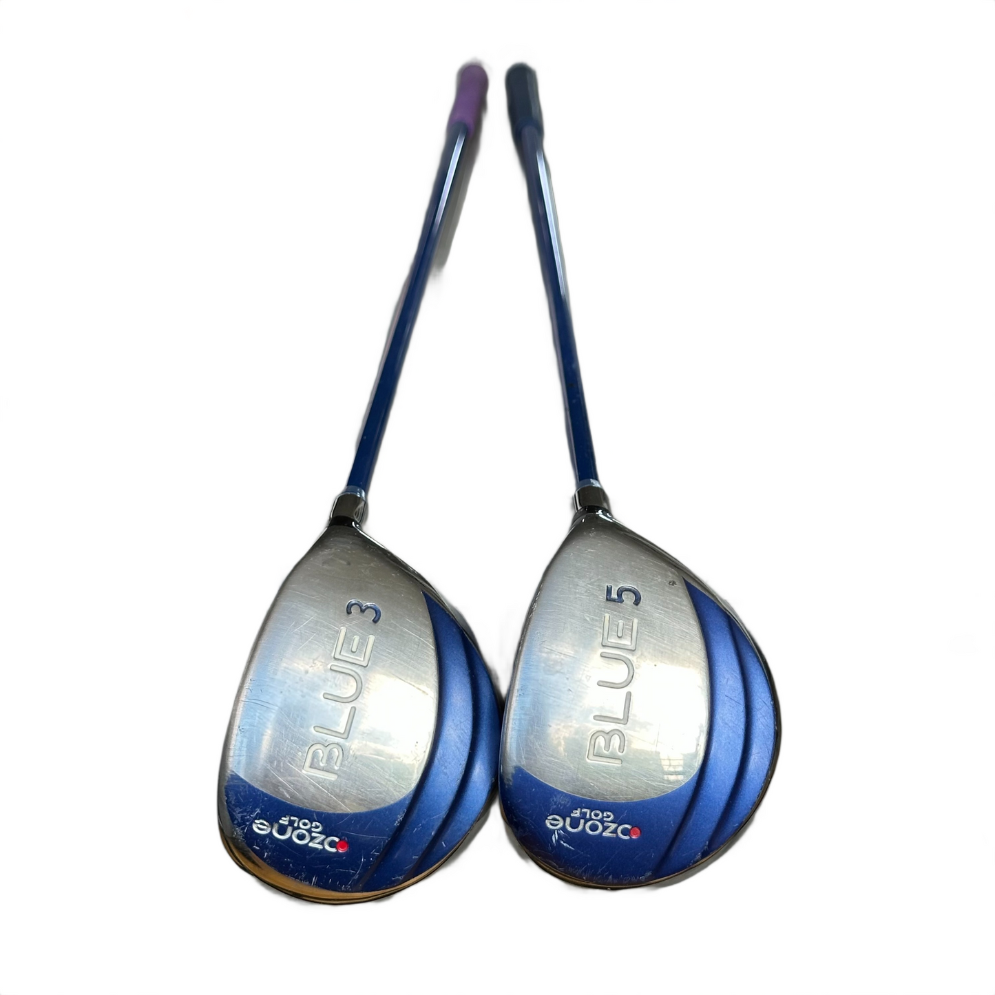 Ozone Golf Blue - High Performance 100% Carbon Graphite blåt skaft label (2 stk.)