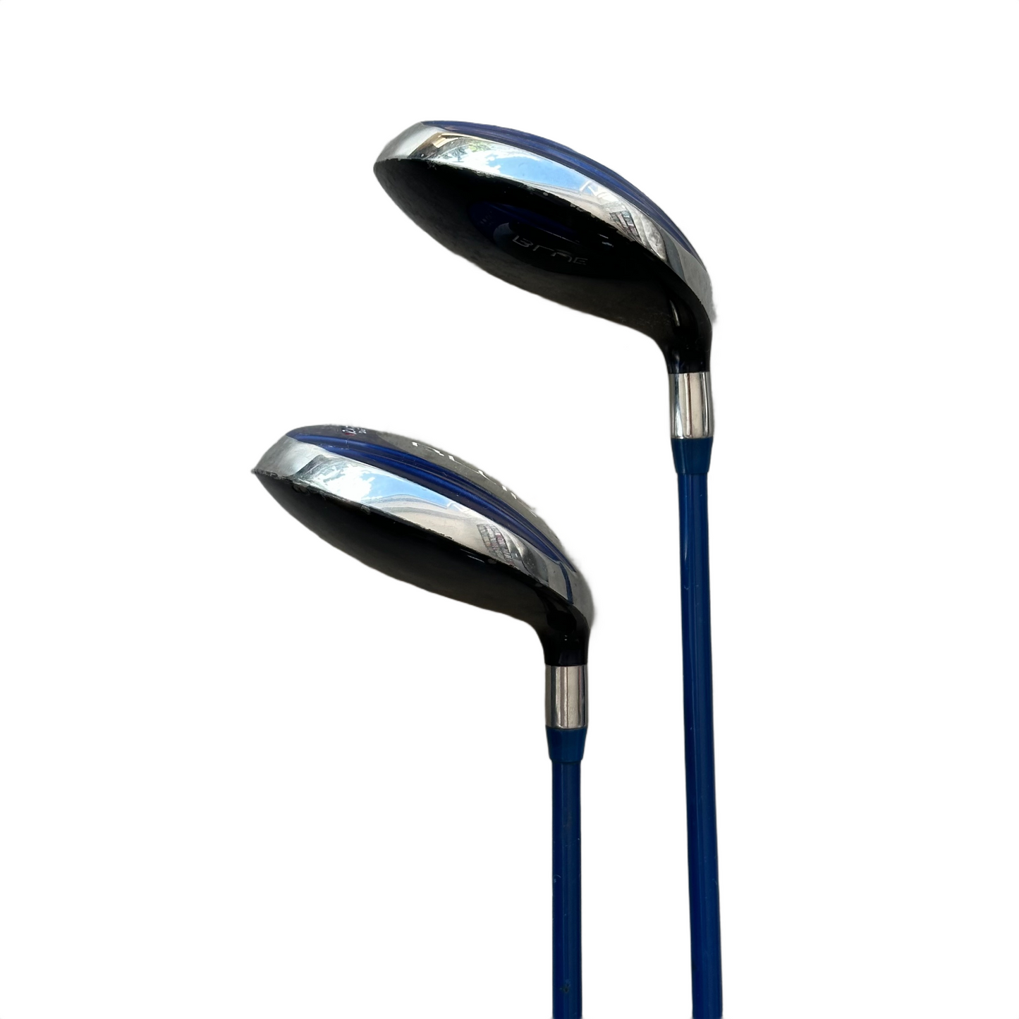 Ozone Golf Blue 3+5 - hoveder bagfra med BLUE præget