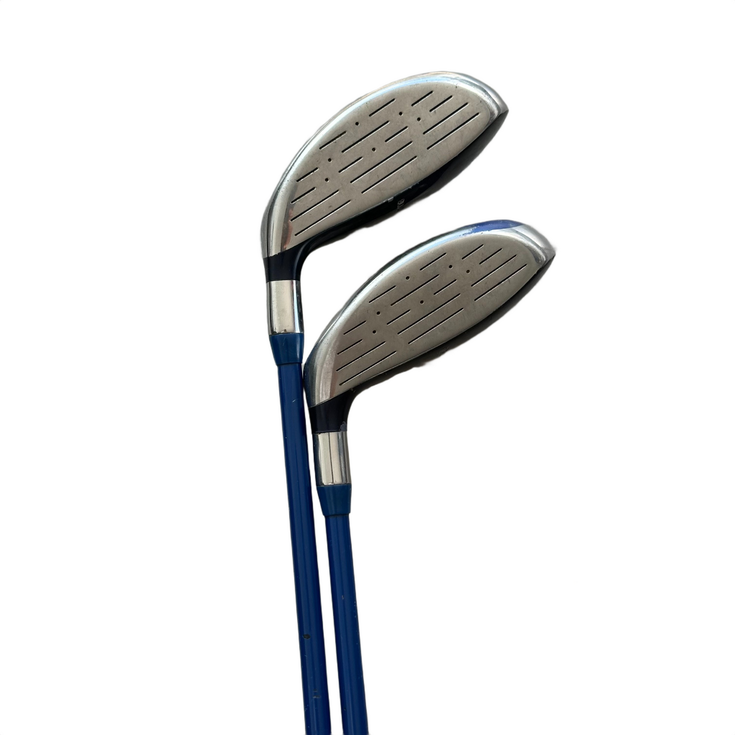Ozone Golf Blue 3+5 - hoveder oppefra med Ozone Golf logo og BLUE 3 og BLUE 5