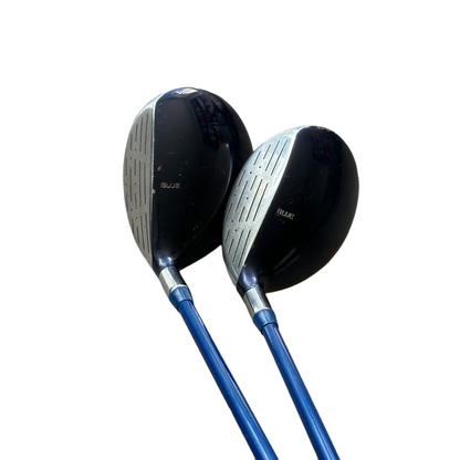 Ozone Golf Blue 3 - hoved forfra med BLUE 3 og Ozone Golf logo