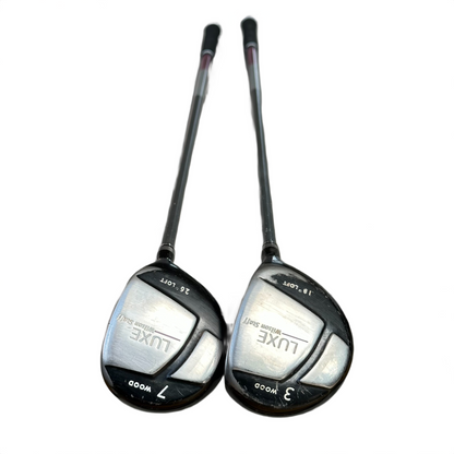 Wilson Staff Luxe 3+7 - Scott Edward sort cord-greb og pink ProForce skaft (2 stk.)
