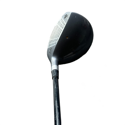 Dunlop Resolve 5 Wood - bagside med RESOLVE, 19 LOFT, 5 WOOD, TITANIUM REINFORCED og LOW CENTER OF GRAVITY