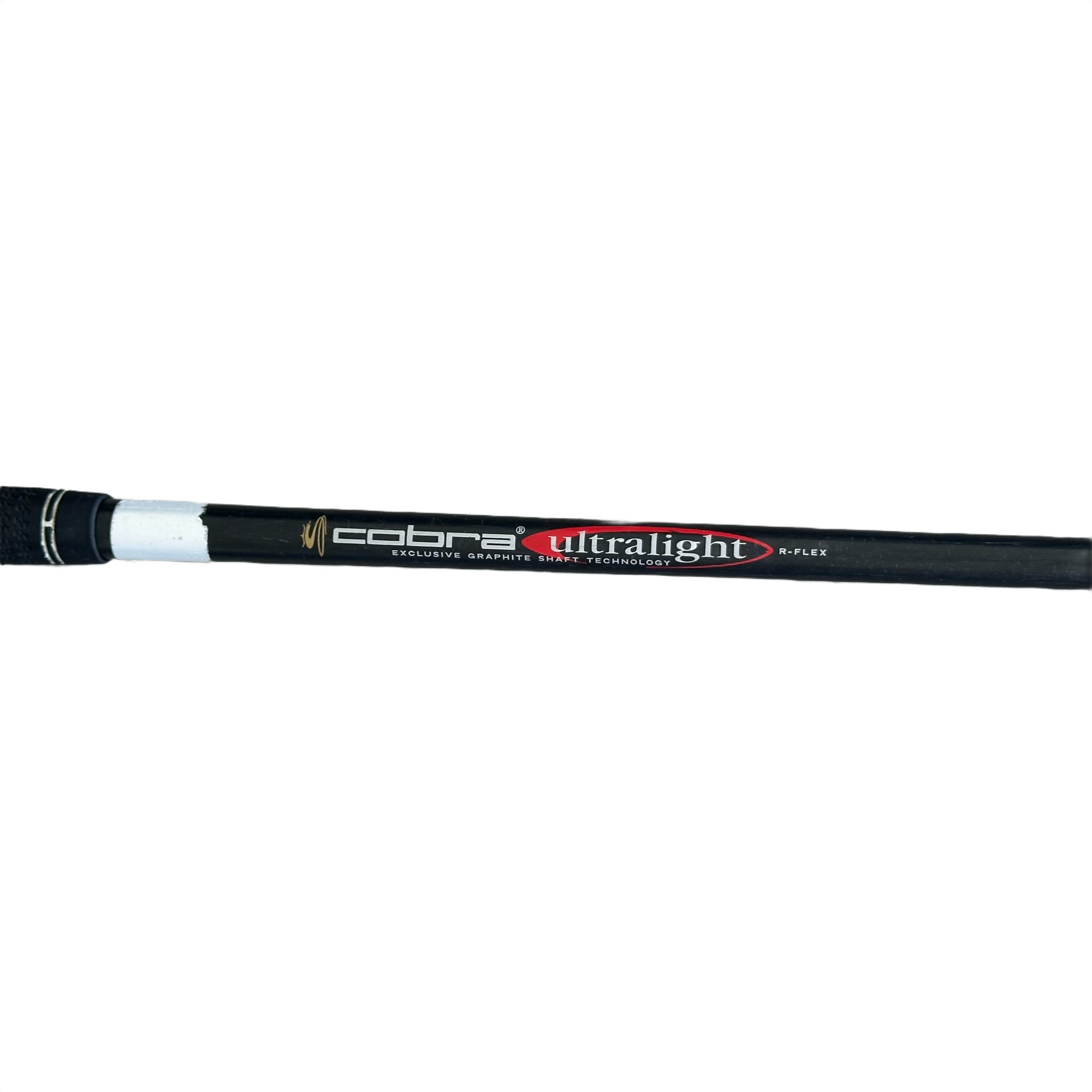 Cobra Ultralight Exclusive Graphite Shaft Technology R-Flex skaftetiket