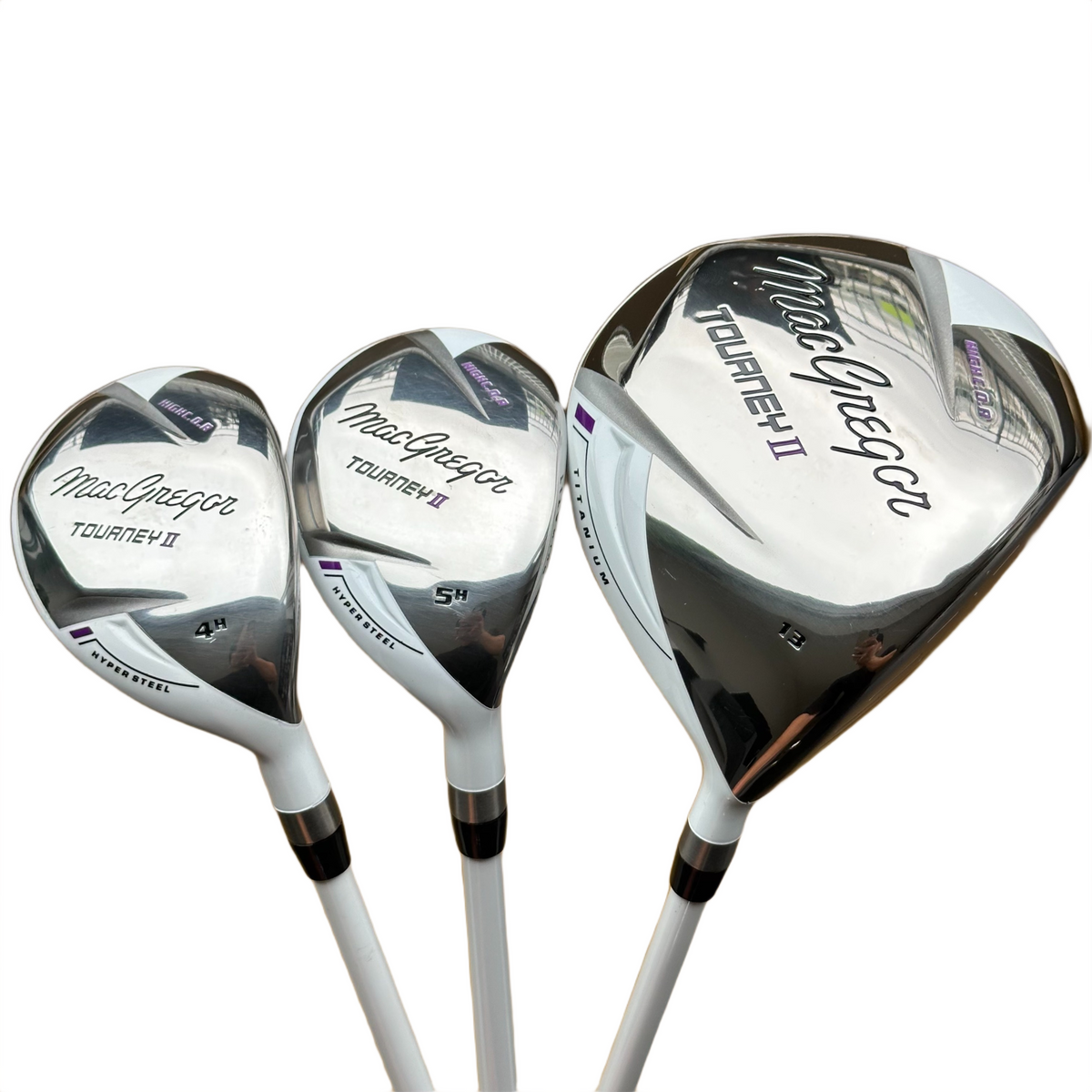 MacGregor Tourney II Sæt Driver 13° + 4H & 5H Dame - Perfekt