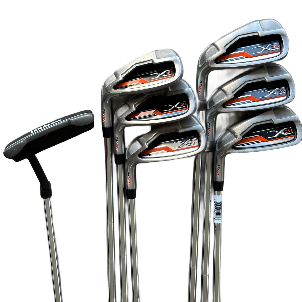 Venstrehånds Wilson X31 Golfsæt Driver til Putter 10 Køller Herre - God