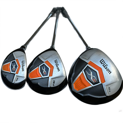 Venstrehånds Wilson X31 Køllesæt Driver, Wood & 5-Hybrid Herre - God