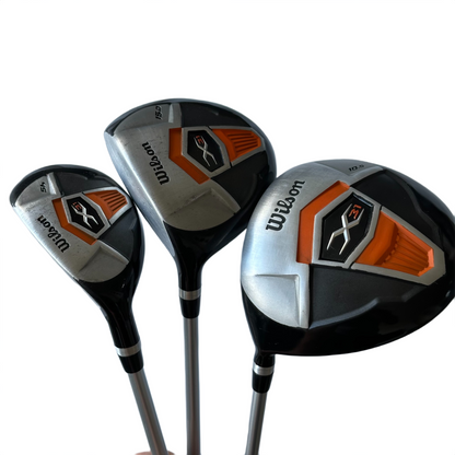 Venstrehånds Wilson X31 Køllesæt Driver, Wood & 5-Hybrid Herre - God