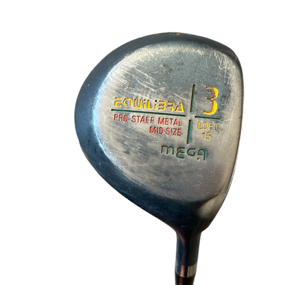 Mega Equilibra Pro Staff 3-Wood 15° Herre - Brugt