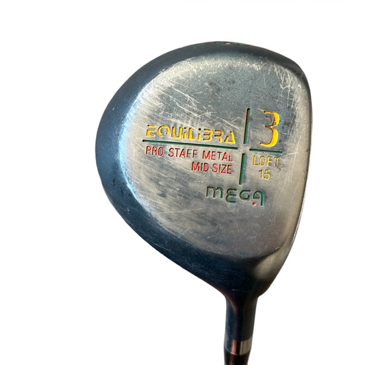 Mega Equilibra Pro Staff 3-Wood 15° Herre - Brugt