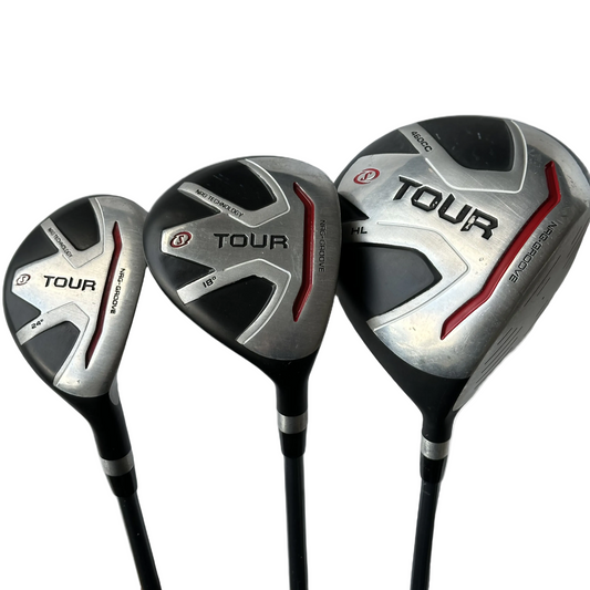 Spalding Tour NRG-Groove Køllesæt Driver, Wood & Hybrid Herre - God