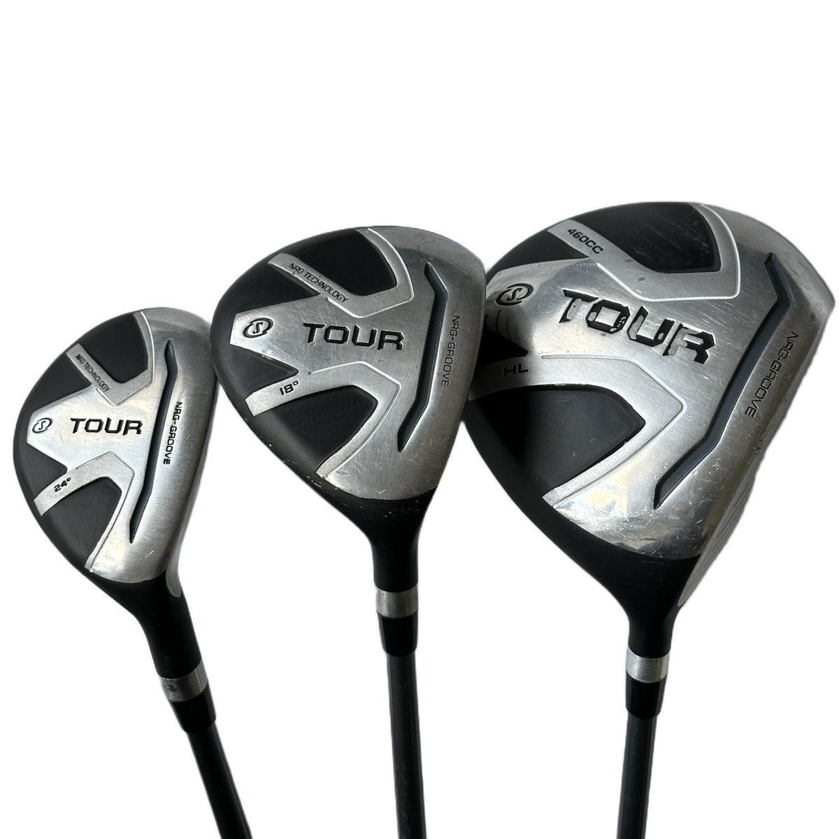 Spalding Tour NRG-Groove Køllesæt Driver, Wood & Hybrid Dame - Brugt