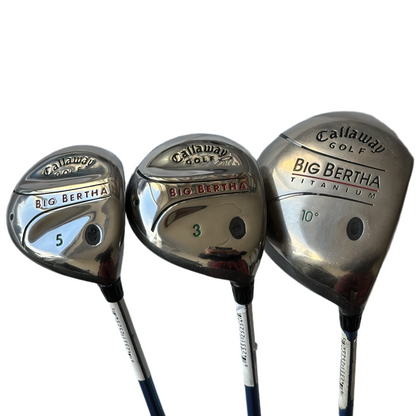Callaway Big Bertha Køllesæt Driver, 3-Wood & 5-Wood Dame - God